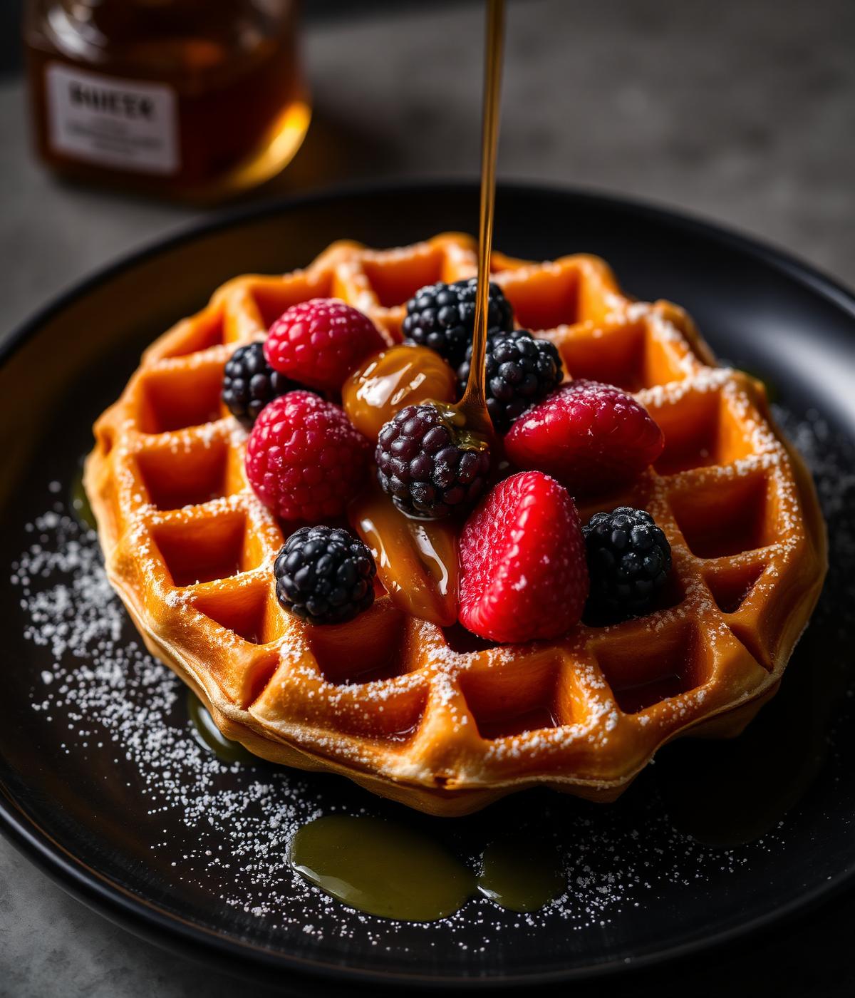 Berry Waffle at TROIS RAK